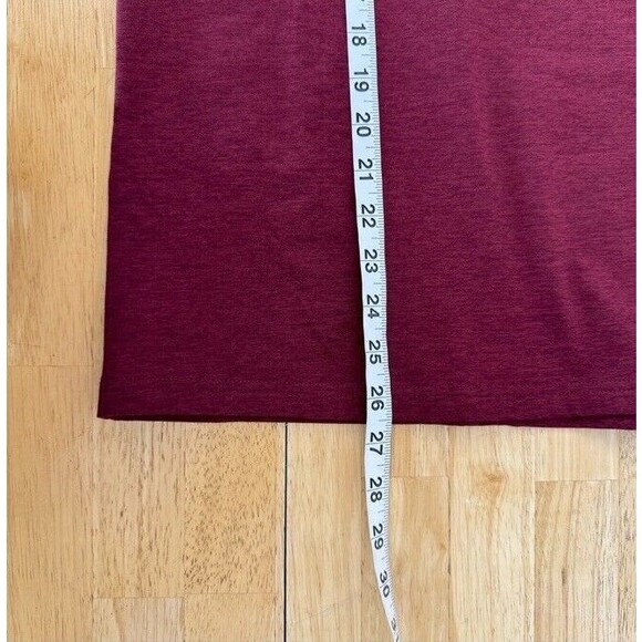 PRANA Ice Flow Long Sleeve Turtle Neck Lightweight Base Layer Warm Mulberry XL - Picture 5 of 7